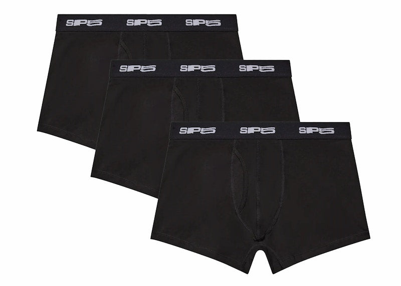 Sp5der Boxer Briefs (3 Pack) Black