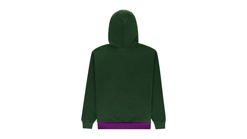 Sp5der Campers Field Zip Up Hoodie Green