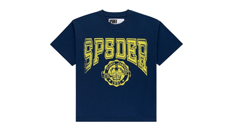 Sp5der Campus Tee Dark Navy