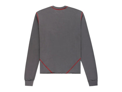 Sp5der Contrast Stitch L/S Shirt Taupe