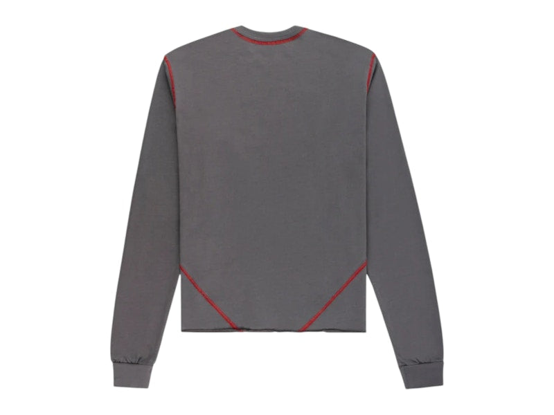 Sp5der Contrast Stitch L/S Shirt Taupe