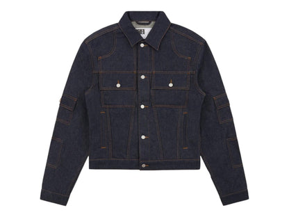 Sp5der Denim V3 Truck Jacket Indigo Denim