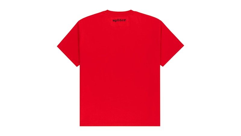 Sp5der Diffused Collegiate Tee Red