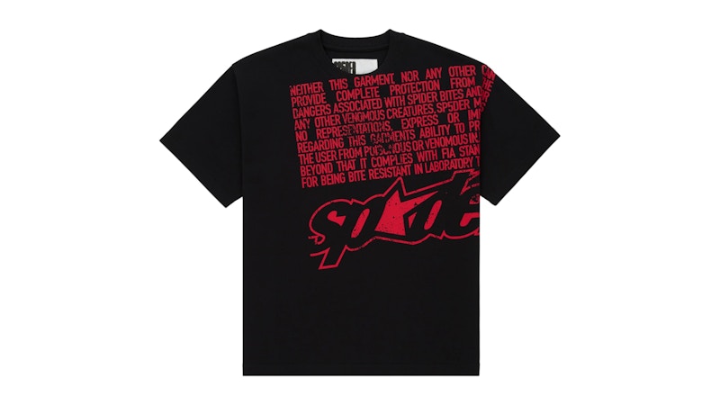 Sp5der Disclaimer Tee Black