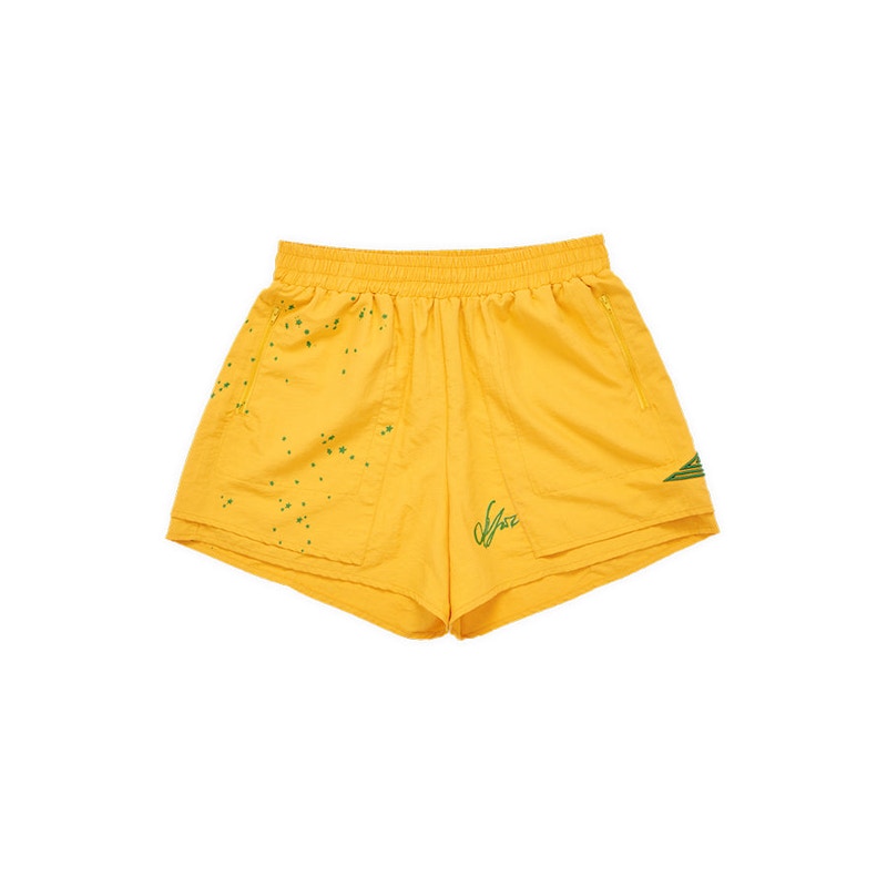 Sp5der Double Layer Shorts Yellow