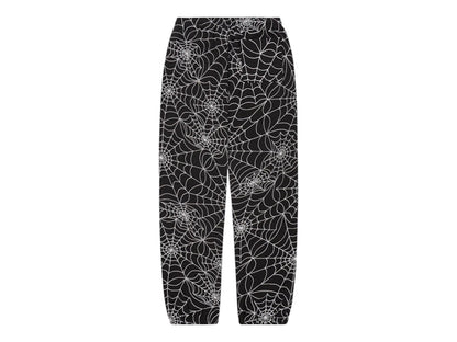 Sp5der Embroidered AOP Sweatpant Black
