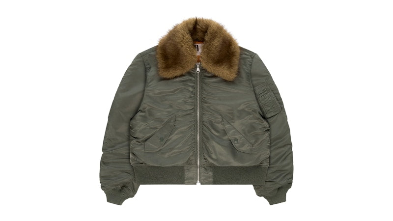 Sp5der Flight Jacket Army Green