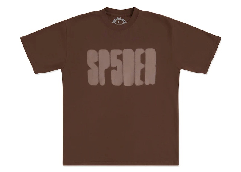 Sp5der Focused Logo Tee Brown