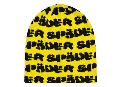 Sp5der Fuzzy Logo Skully Yellow