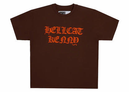 Sp5der Hellcat Kenny Tee Brown