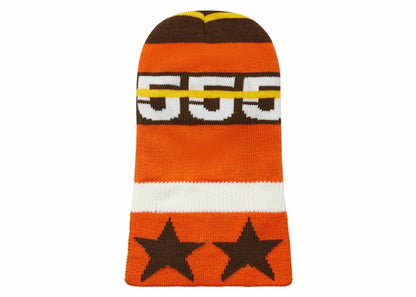 Sp5der Jacquard Knit Balaclava Orange