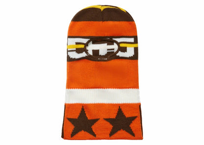 Sp5der Jacquard Knit Balaclava Orange