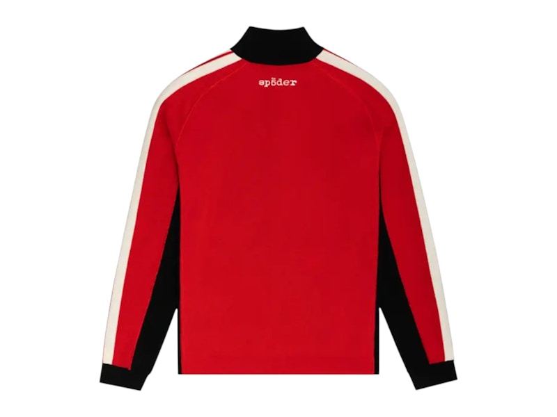 Sp5der Knit 5 Track Jacket Red