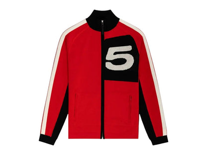 Sp5der Knit 5 Track Jacket Red