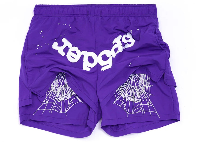 Sp5der Logo Short Grape