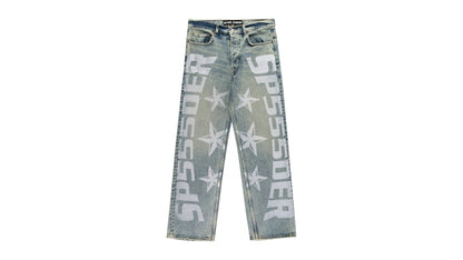 Sp5der MX555 Denim Jean Blue