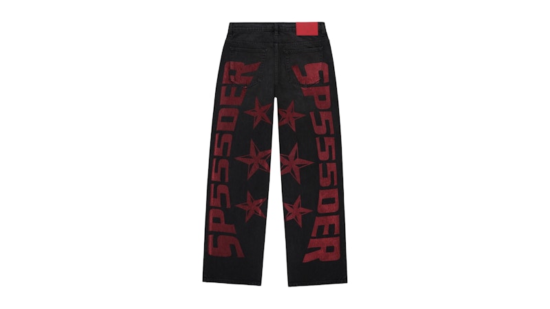 Sp5der MX555 Jeans Black