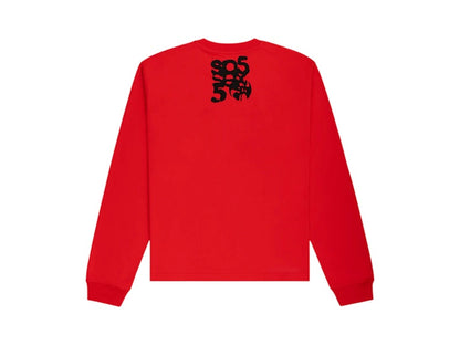 Sp5der Main Label L/S Tee Red