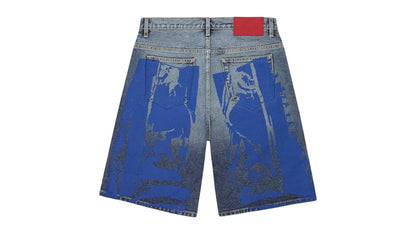Sp5der Moto GT Denim Short Indigo