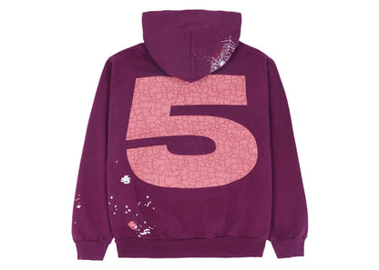 Sp5der Nocturnal Highway Hoodie Dark Purple