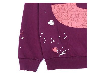 Sp5der Nocturnal Highway Hoodie Dark Purple