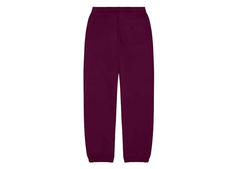 Sp5der Nocturnal Highway Sweatpant Burgundy