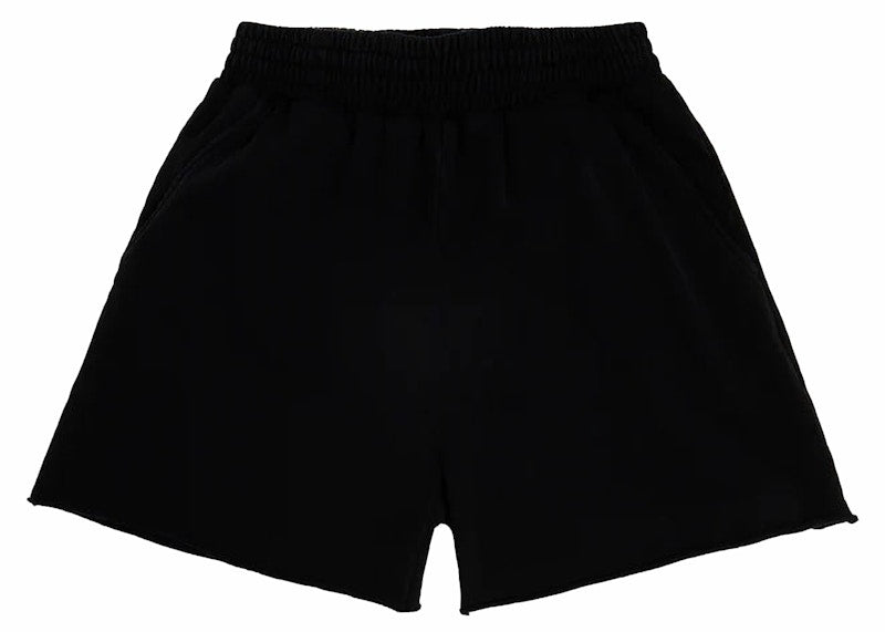 Sp5der OG Logo Embroidered Sweatshort Black