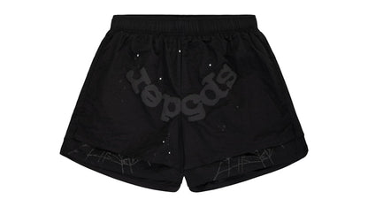 Sp5der OG Web Double Layer Short Black