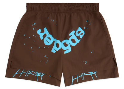 Sp5der OG Web Double Layer Short Brown