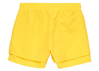 Sp5der OG Web Double Layer Short Yellow