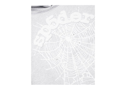 Sp5der OG Web Hoodie Heather Grey