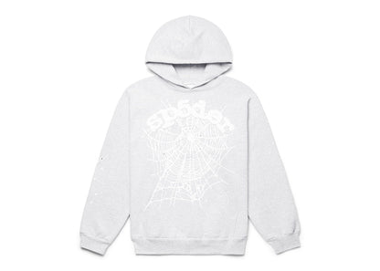 Sp5der OG Web Hoodie Heather Grey