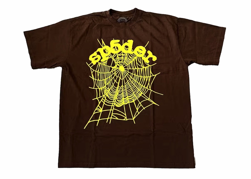 Sp5der OG Web Tee Brown
