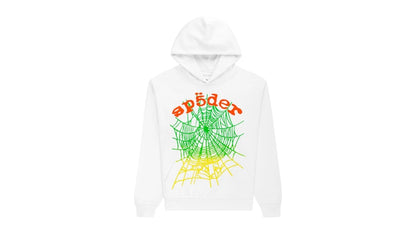 Sp5der OG Web V2 Gradient Hoodie White