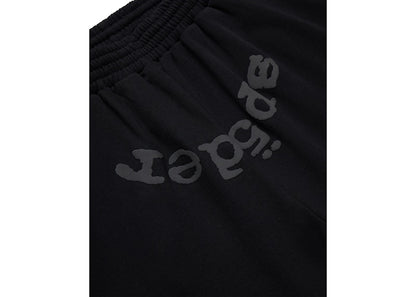 Sp5der OG Web V2 Phantom Sweatshort Black