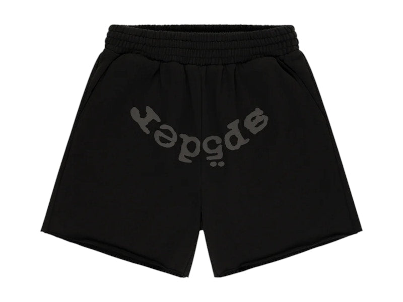 Sp5der OG Web V2 Rhinestone Short Black