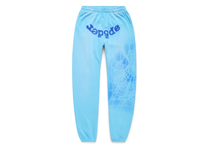 Sp5der OG Web V2 Spray Sweatpant Light Blue