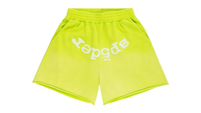 Sp5der OG Web V2 Sweatshort Acid Green