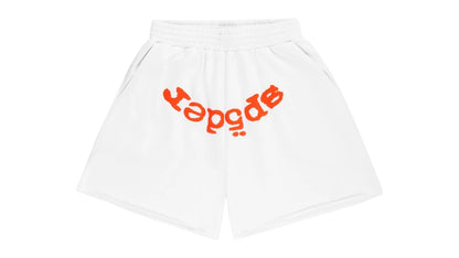 Sp5der OG Web V2 Sweatshort White