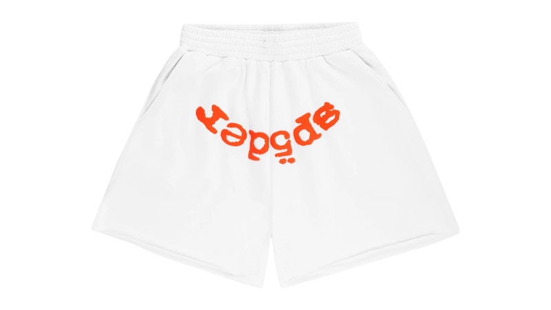 Sp5der OG Web V2 Sweatshort White