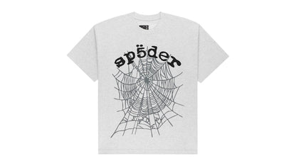 Sp5der OG Web V2 Tee Heather Grey