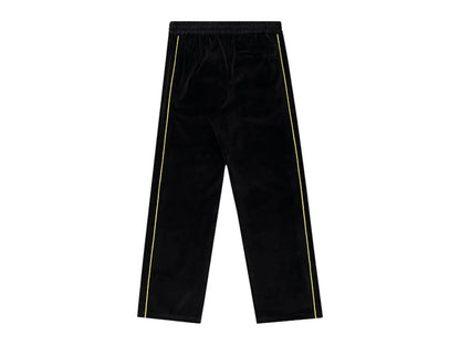 Sp5der Outline Velour Track Pant Black