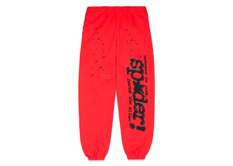 Sp5der P*NK V2 Sweatpant Red
