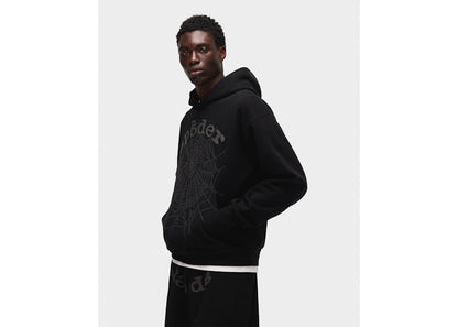 Sp5der Phantom Web Hoodie Black