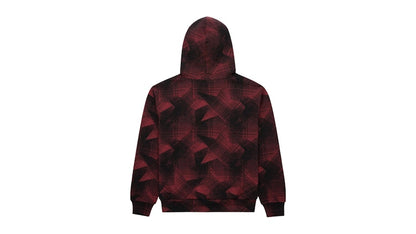 Sp5der Plaid Splatt Hoodie Black