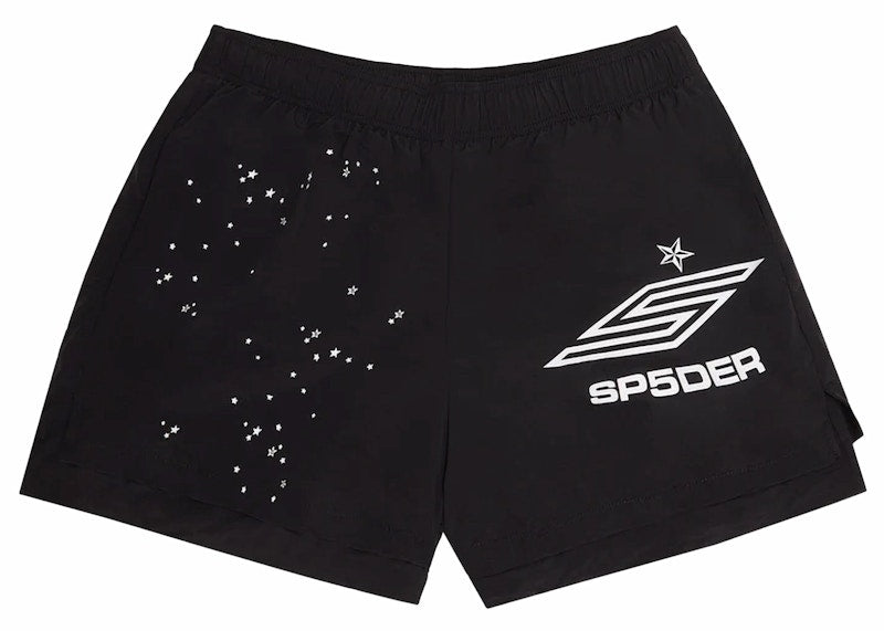 Sp5der Pro Double Layer Short Black