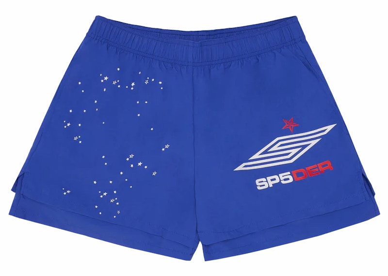 Sp5der Pro Double Layer Short Blue