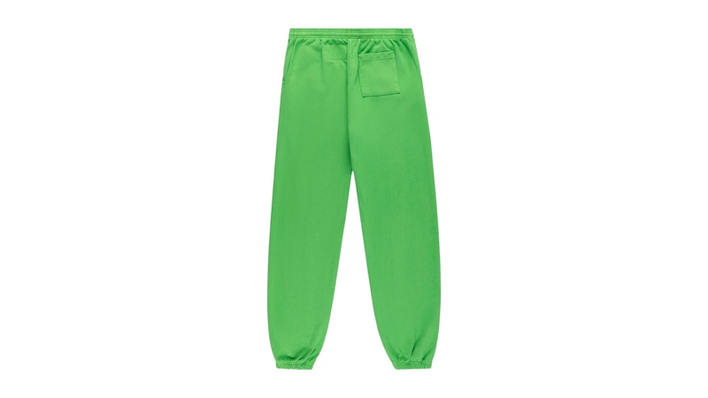Sp5der Punk V2 Rhinestone Sweatpant Bright Green