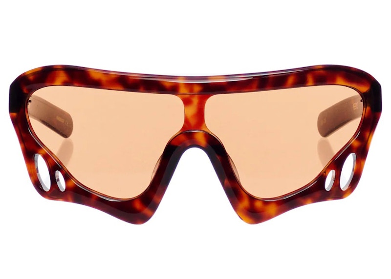 Sp5der SP5 X Flatlist Eyewear "Beetle" Sunglasses Brown Havana
