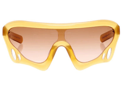 Sp5der SP5 X Flatlist Eyewear "Beetle" Sunglasses Milky Amber